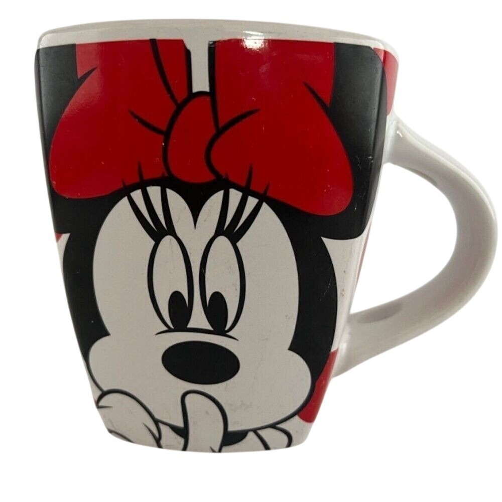 Disney Minnie Mouse Square Coffee Cup SHHH! I'm Taking A Time Out! Jerry Leigh